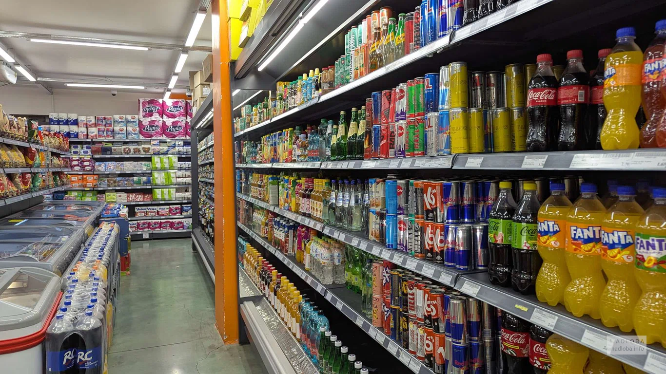 напитки в супермаркете Billion на улице Пушкина, 162 в Батуми