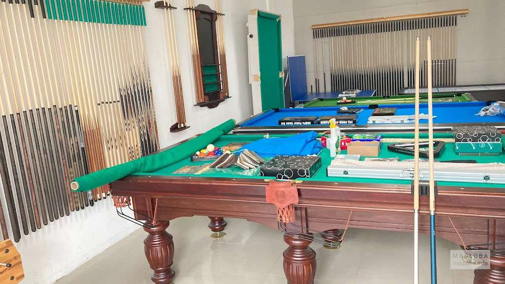 Бильярдный магазин "Billiard Group Georgia" в Тбилиси