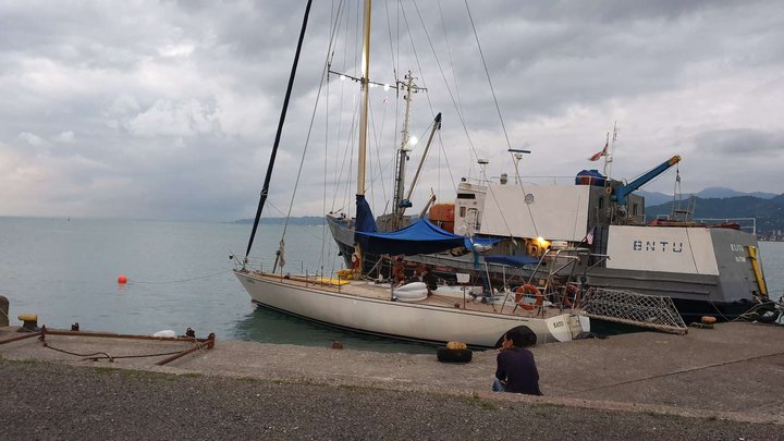 Large sailboat "KATO"
