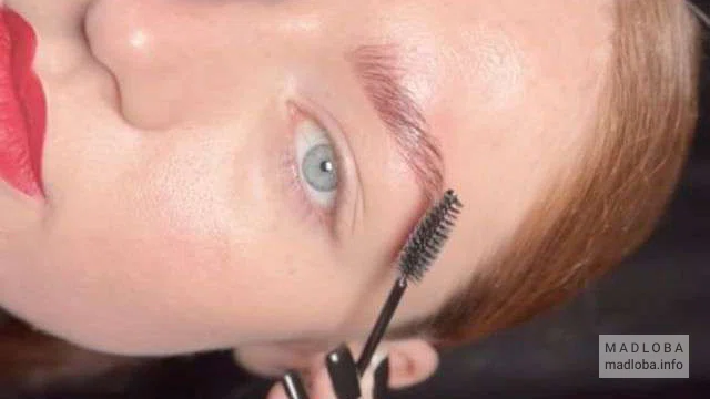 Beauty salon "Browvibelinda" eyebrow coloring