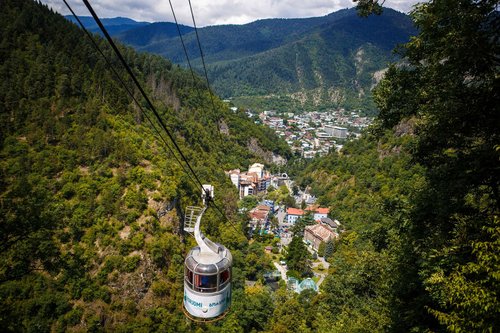 Cable car in Borjomi
