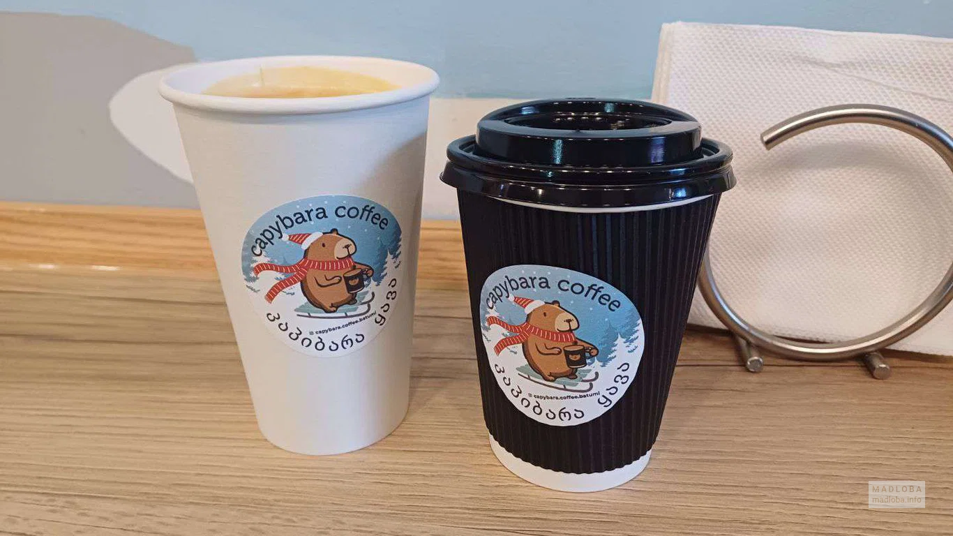Вкусный и ароматный кофе в кофейне Capybara Coffee