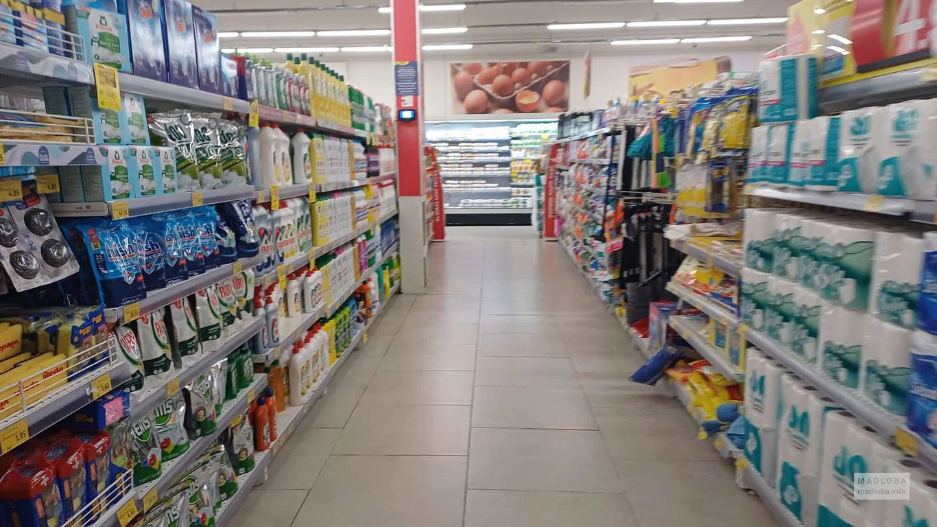 Отдел моющих средств и бытовой химии