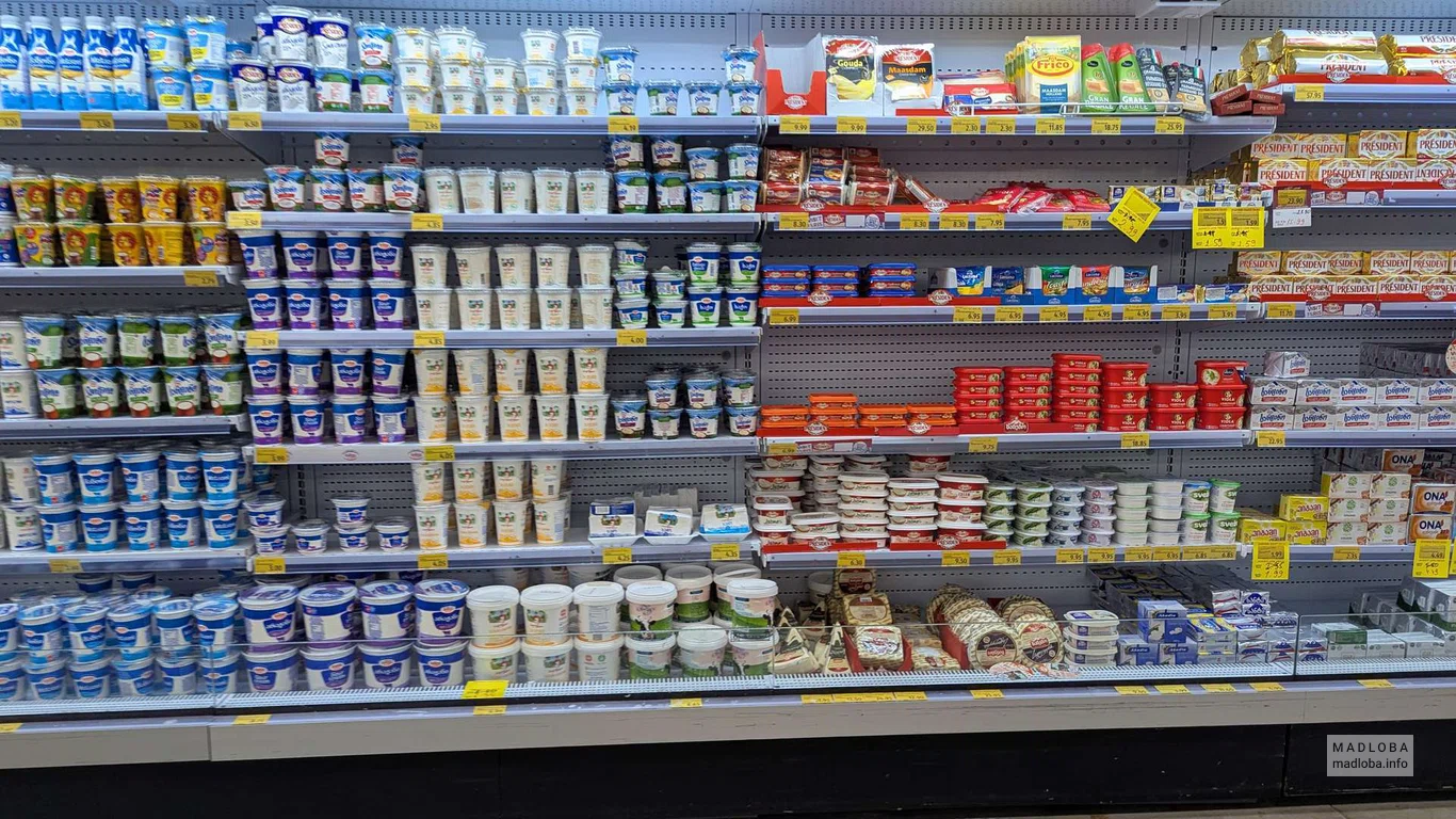 Молочная продукция Carrefour Телави