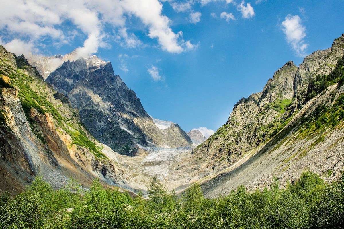 Chalaadi Glacier in Mestia