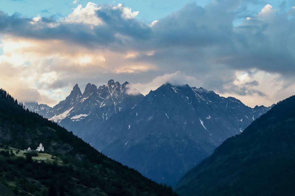 Chalaadi Glacier in Mestia