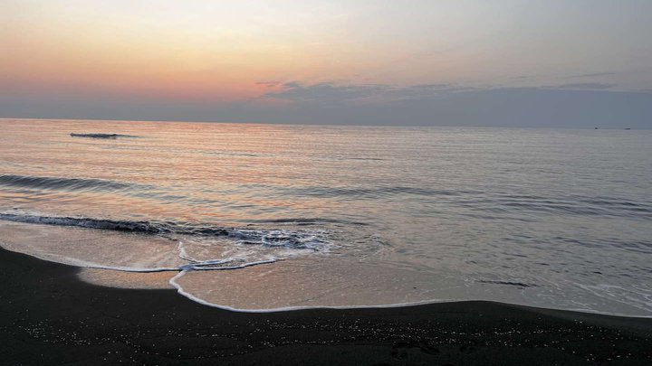 Sandy beach "Black Sands"