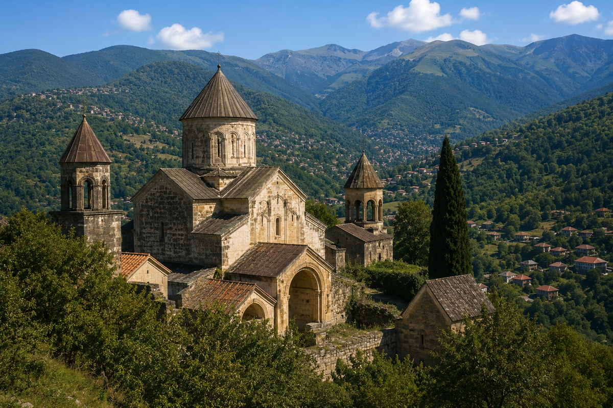 Explore the medieval churches, monasteries and historic synagogues hidden among the mountains of Racha-Lechkhumi.