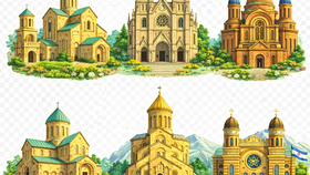 Churches, cathedrals, monasteries and synagogues