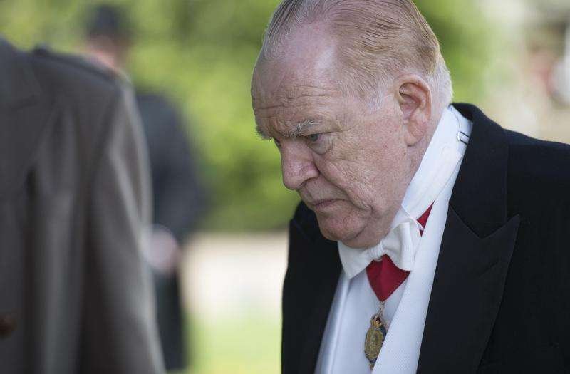 Winston Churchill in a jacket