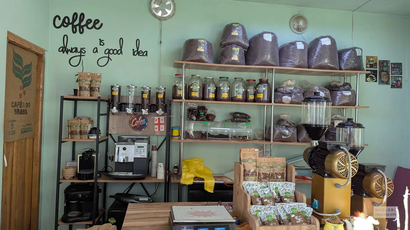 Магазин кофе "Coffee Man" ассортимент