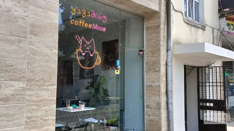 Вид на вход в Coffee Meow Specialty