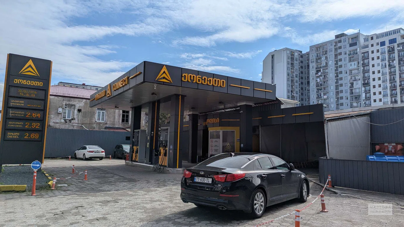 АЗС Connect в Батуми на улице Лермонтова 34