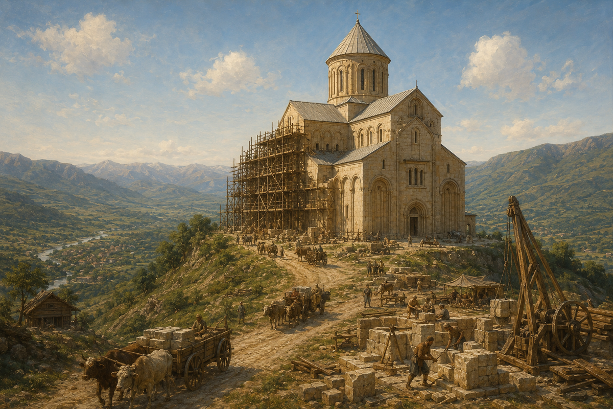 Construction of the cathedral under Bagrat III