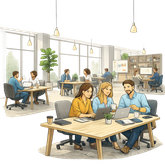 Coworking spaces