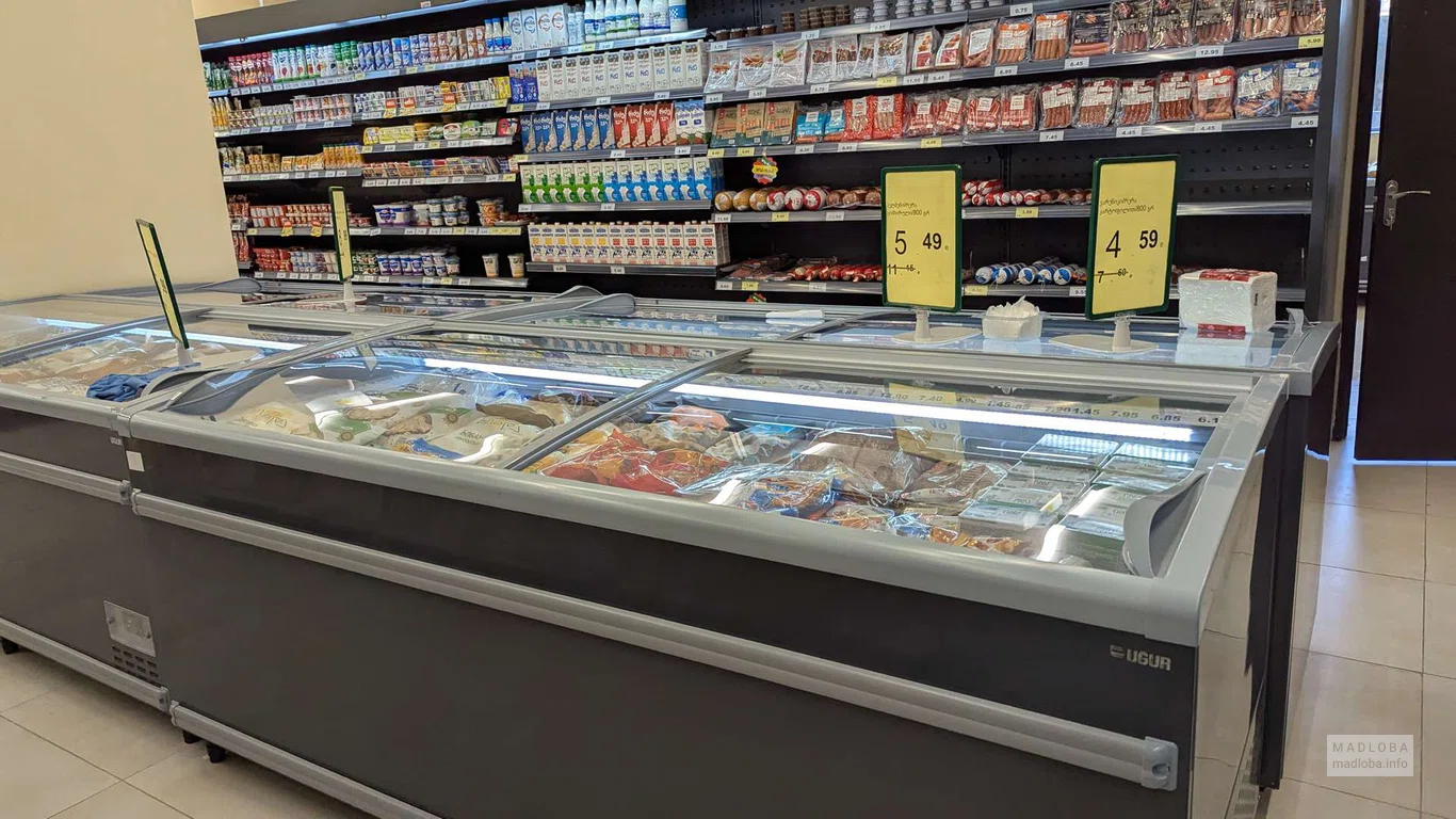 Заморозка в супермаркете Daily в Батуми