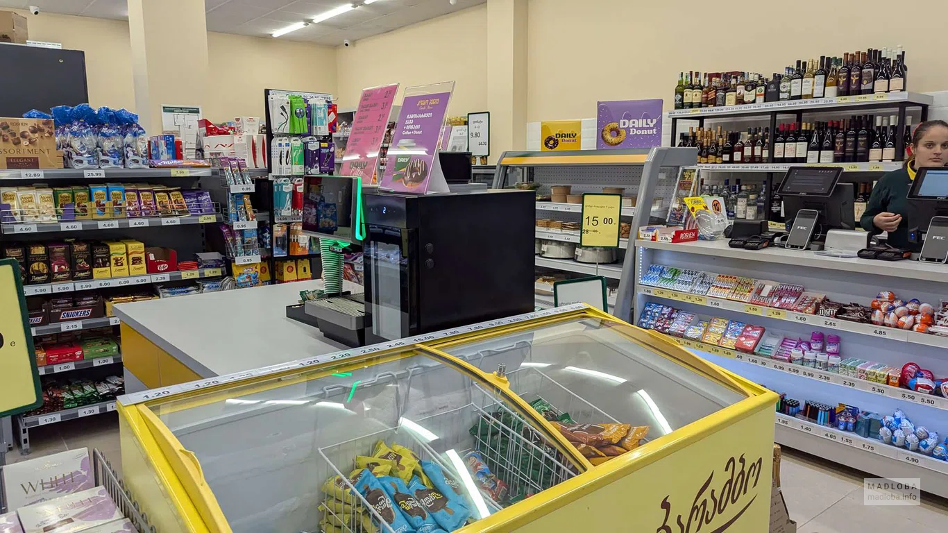 кассы в магазине  Daily