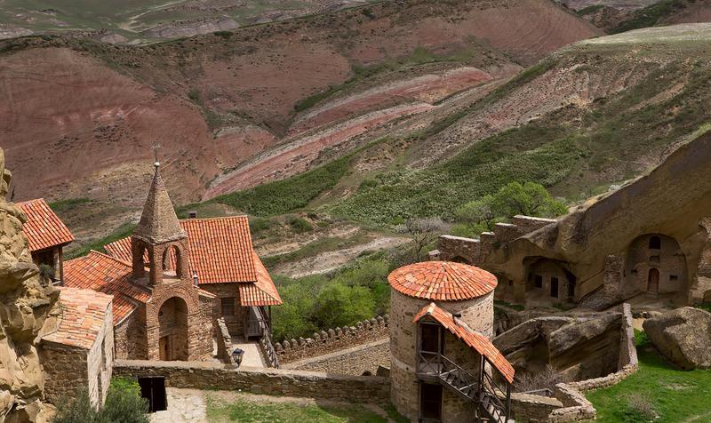Давид Гареджи - пещерный монастырский комплекс в Грузии