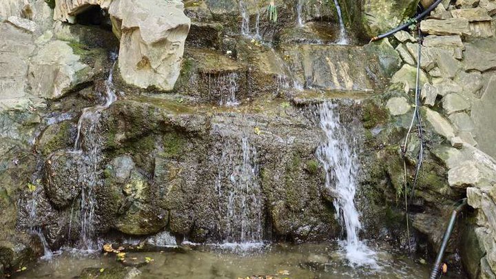 Decorative waterfall