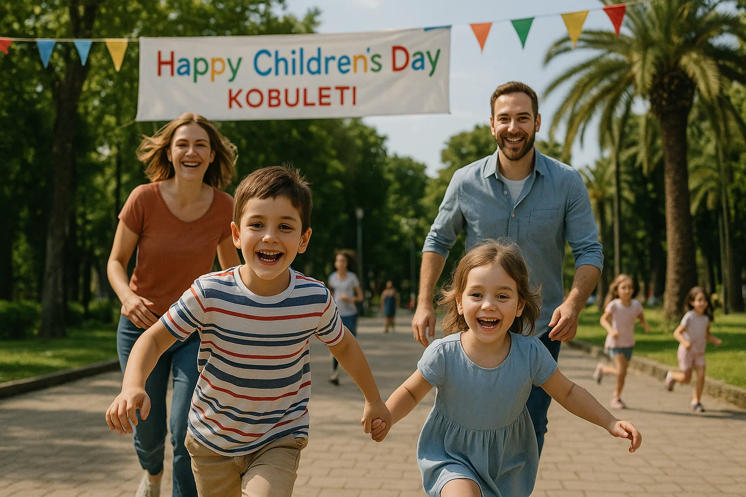 Children's Day in Kobuleti Central Park