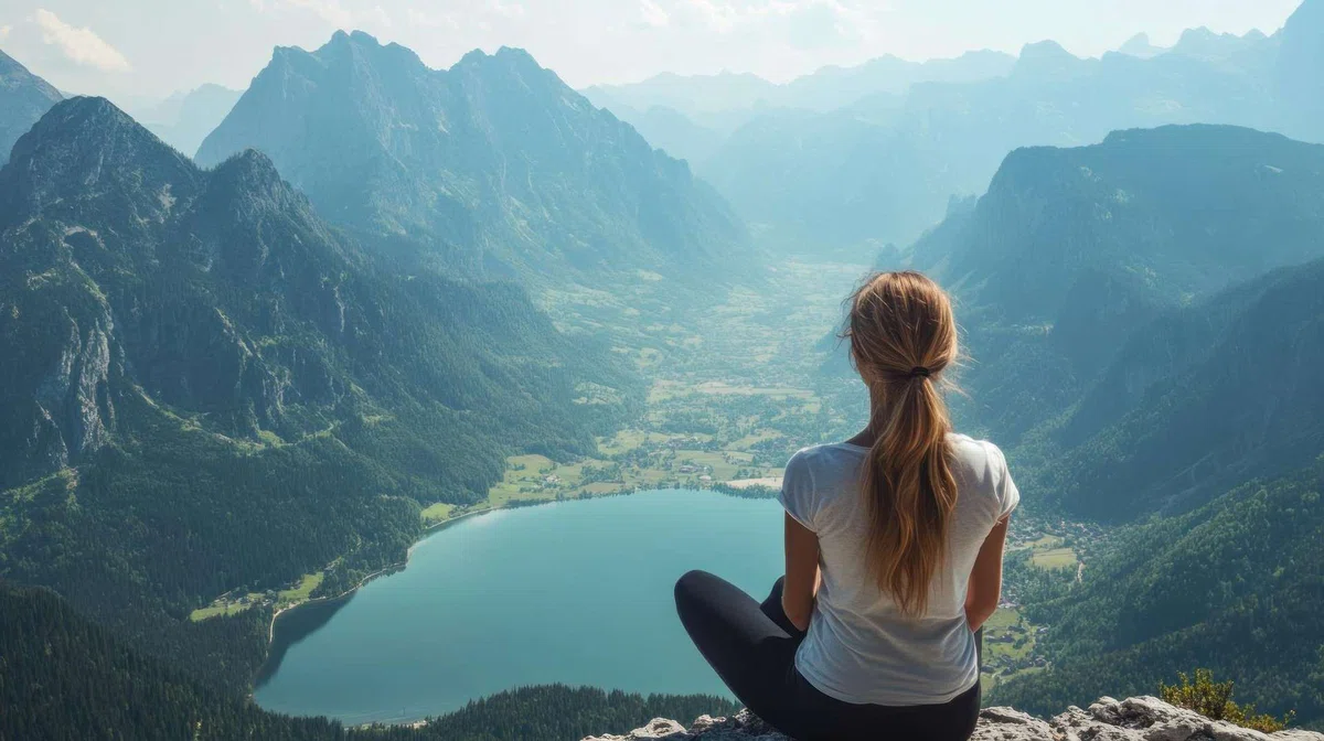 Девушка у озера