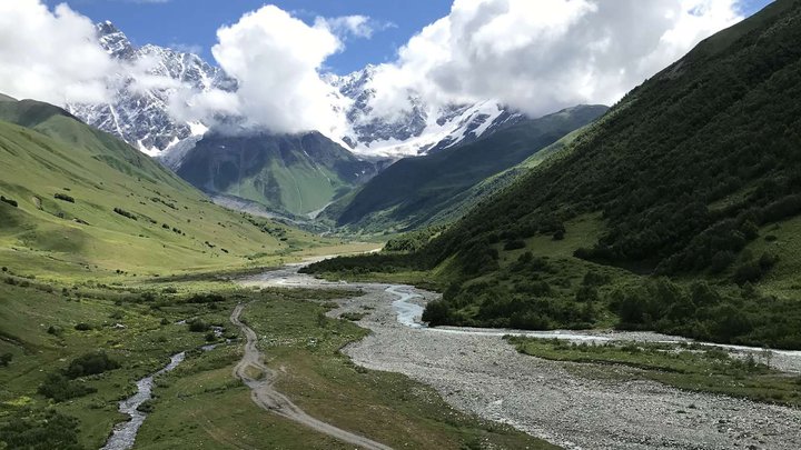 Inguri River Valley