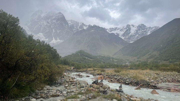 Inguri River Valley