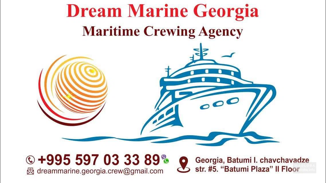Логотип компании Dream Marine Georgia
