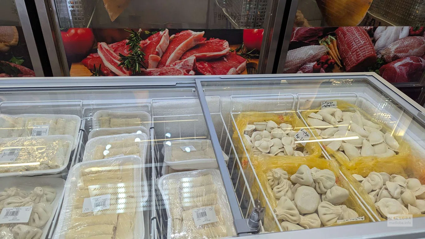 замороженные полуфабрикаты в магазине Eco Product