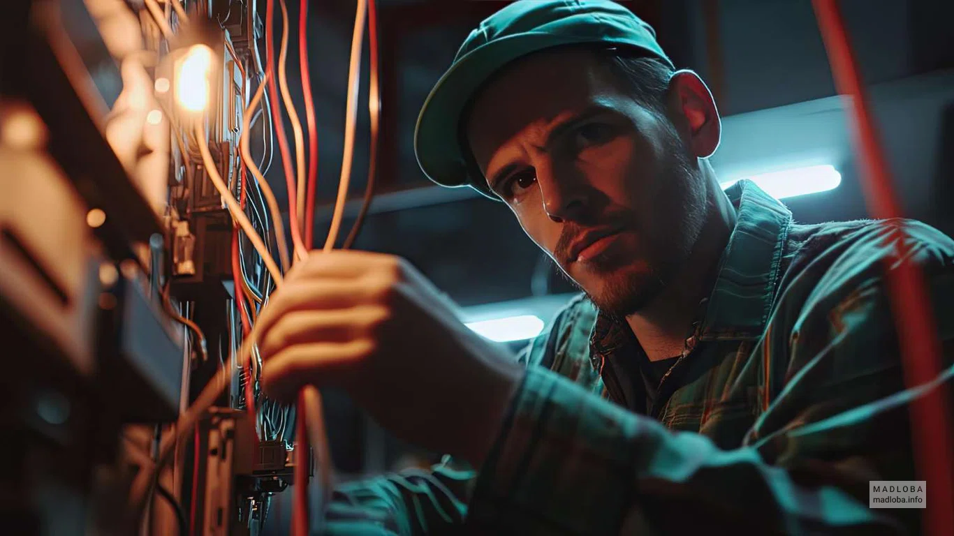 Электромонтажник Иракли Махарадзе