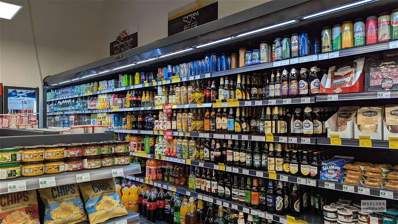 Безалкогольные напитки в магазине Europroduct Kobaladze