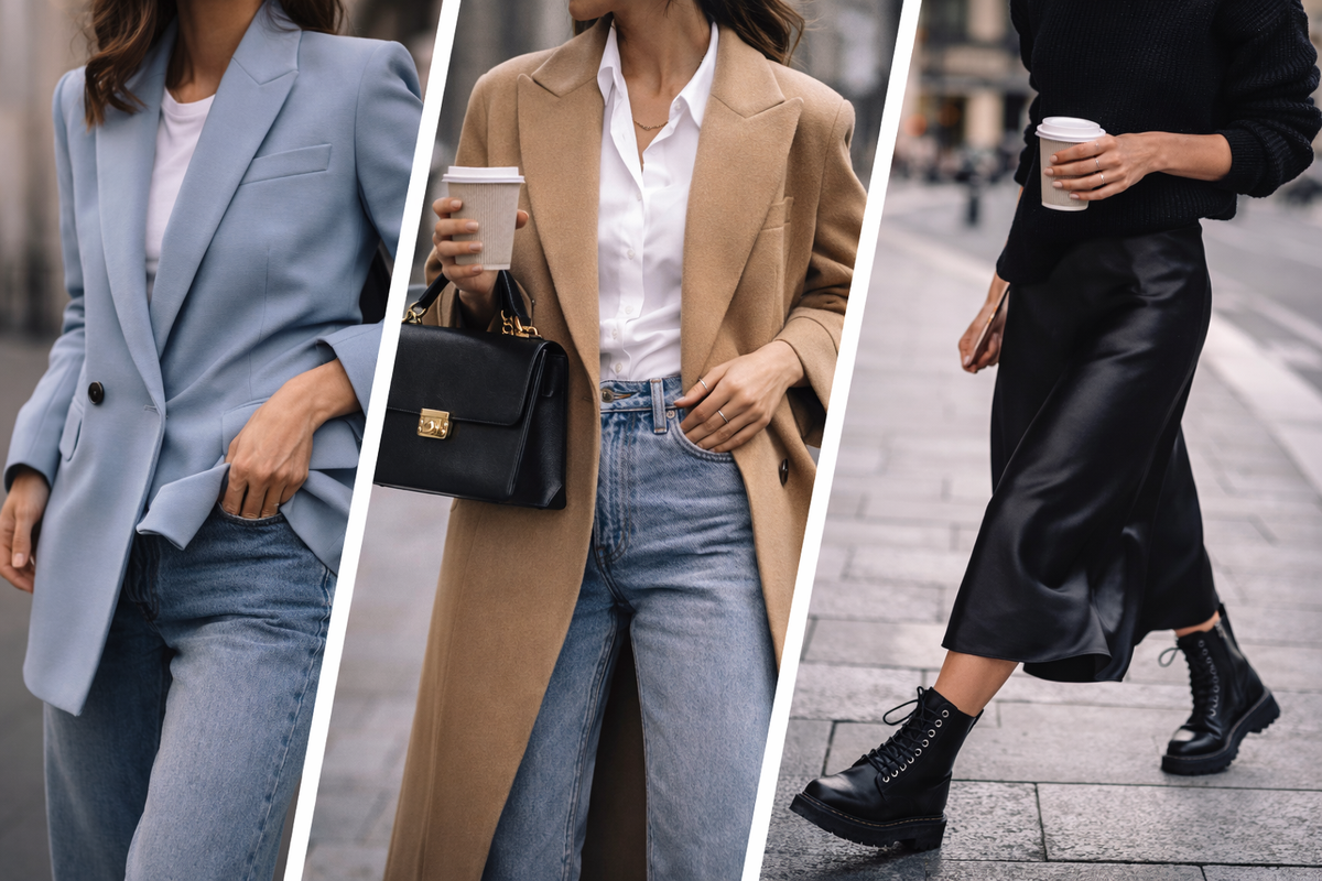 Fashionable combinations with basic items