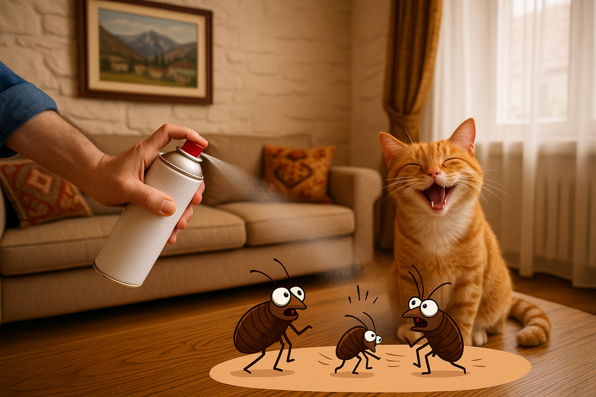 Fighting fleas in an apartment step-by-step instructions and effective means of extermination
