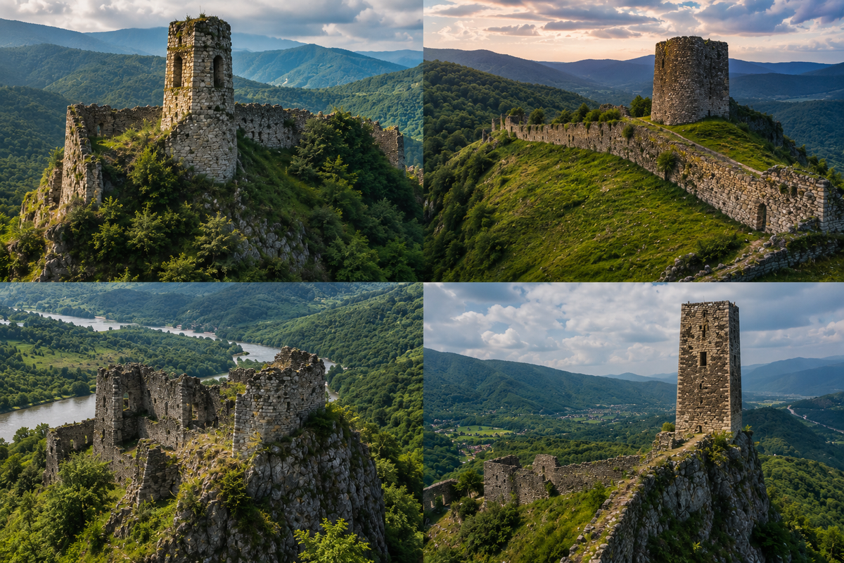 Ancient fortresses hidden among the mountains and forests of Guria. Explore medieval towers, fortress walls and panoramic landscapes that reveal the rich history of western Georgia.