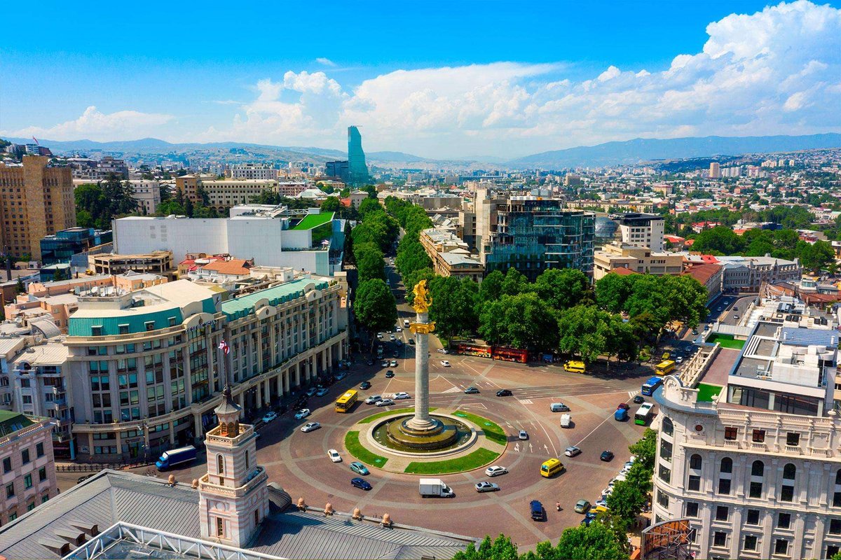 Freedom Square in Tbilisi