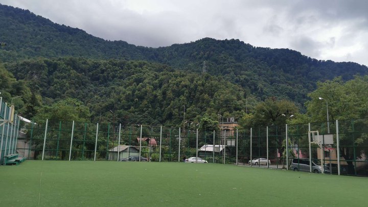 Football pitch