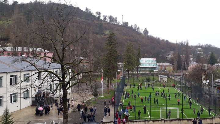 Football stadium (next to the gymnasium)