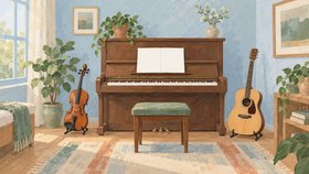 Иллюстрация для рубрики «Музыкальные школы» в Грузии. Изображение не показывает конкретную организацию.