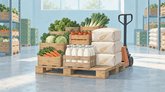 Иллюстрация для рубрики «Поставщики продуктов питания» в Грузии. Изображение не показывает конкретную организацию.