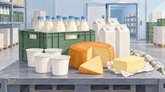 Рисованная обложка рубрики «Поставщики молока и молочной продукции» в Грузии.