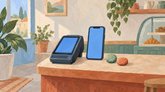 Рисованная обложка рубрики «Платежные терминалы, электронные кошельки и криптовалюта» в Грузии.