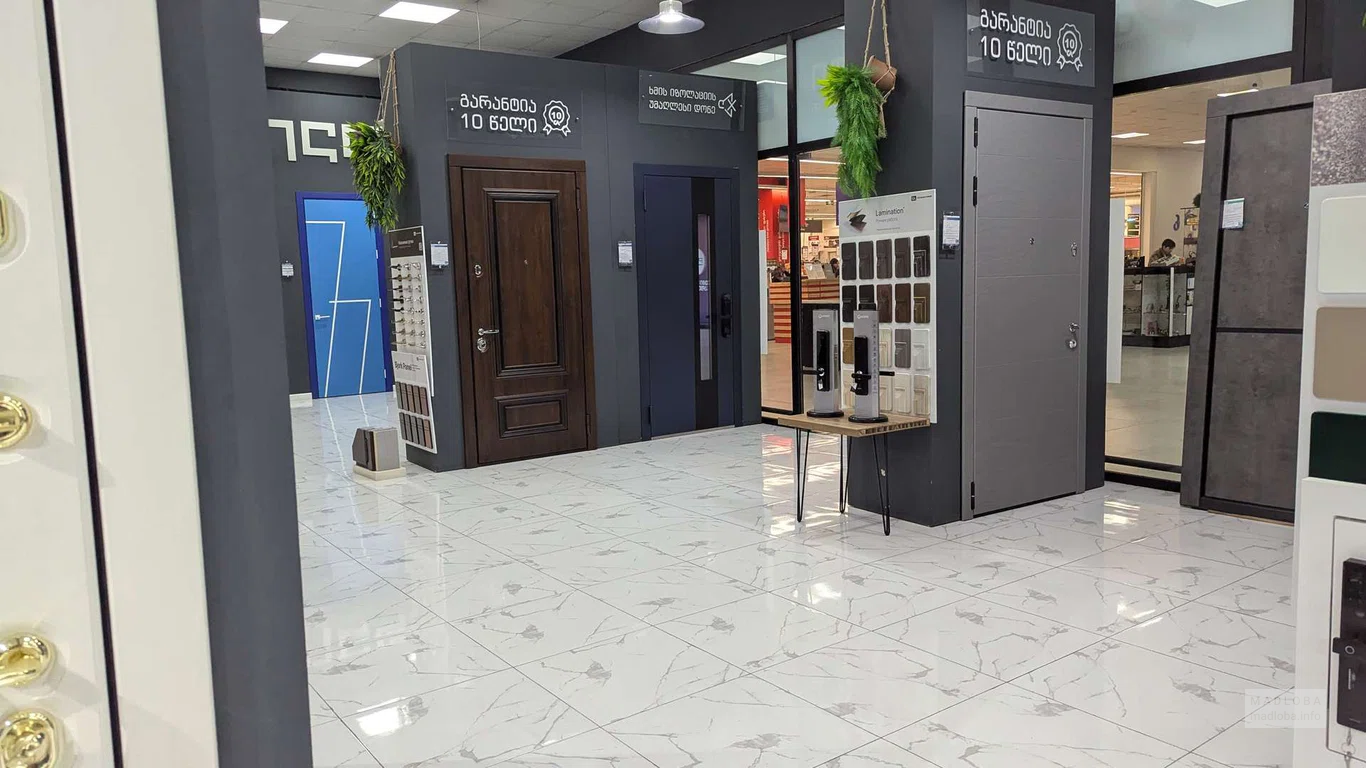 выбор дверей в магазине Gabuild