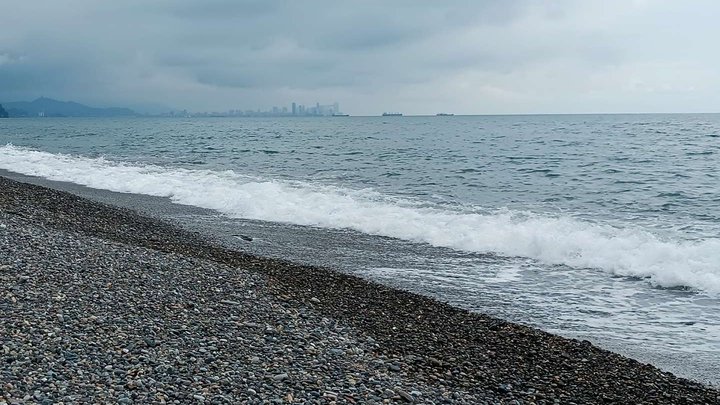 Chakvi pebble beach