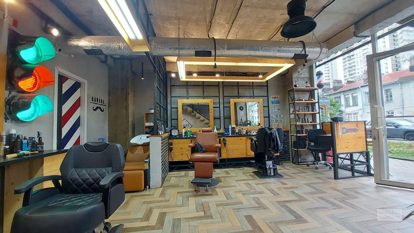 Garage: Barber Club интерьер