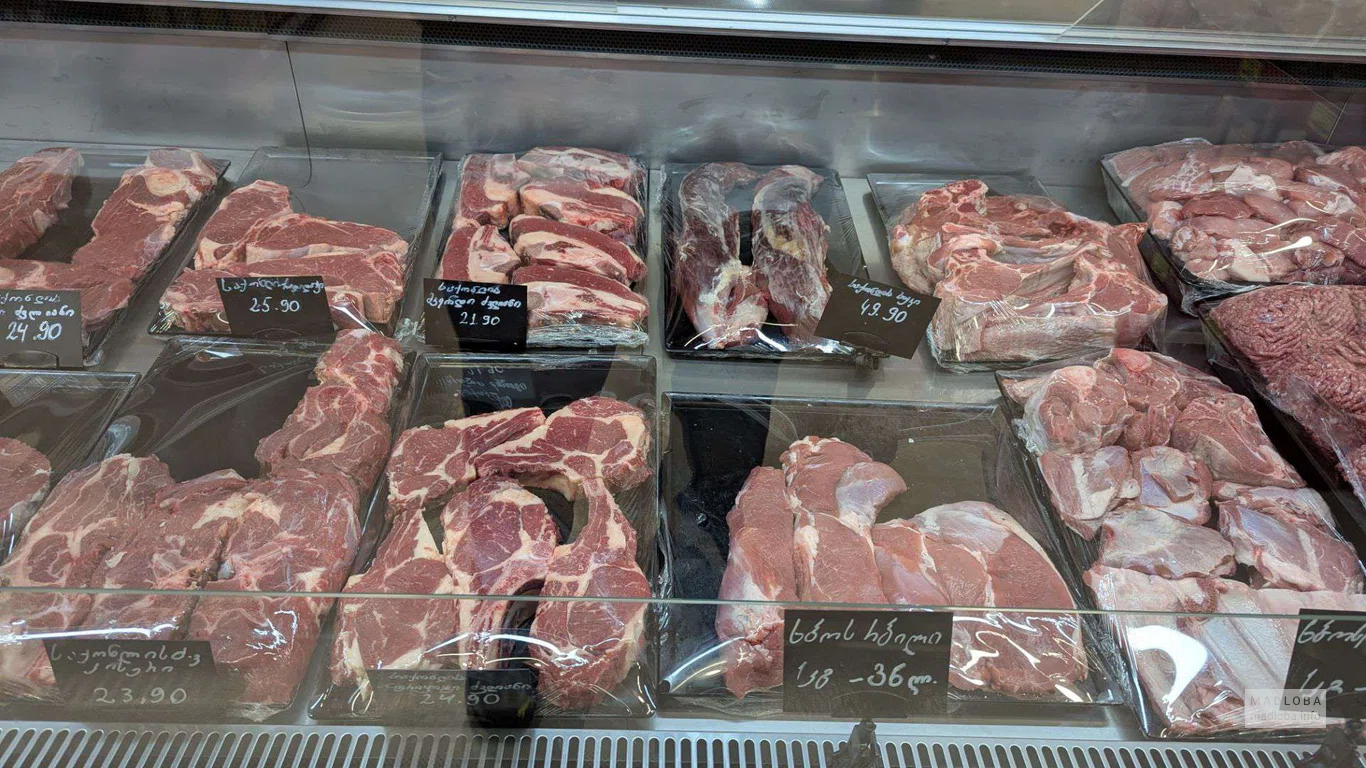 свежее охлажденное мясо в магазине Gastro Meat