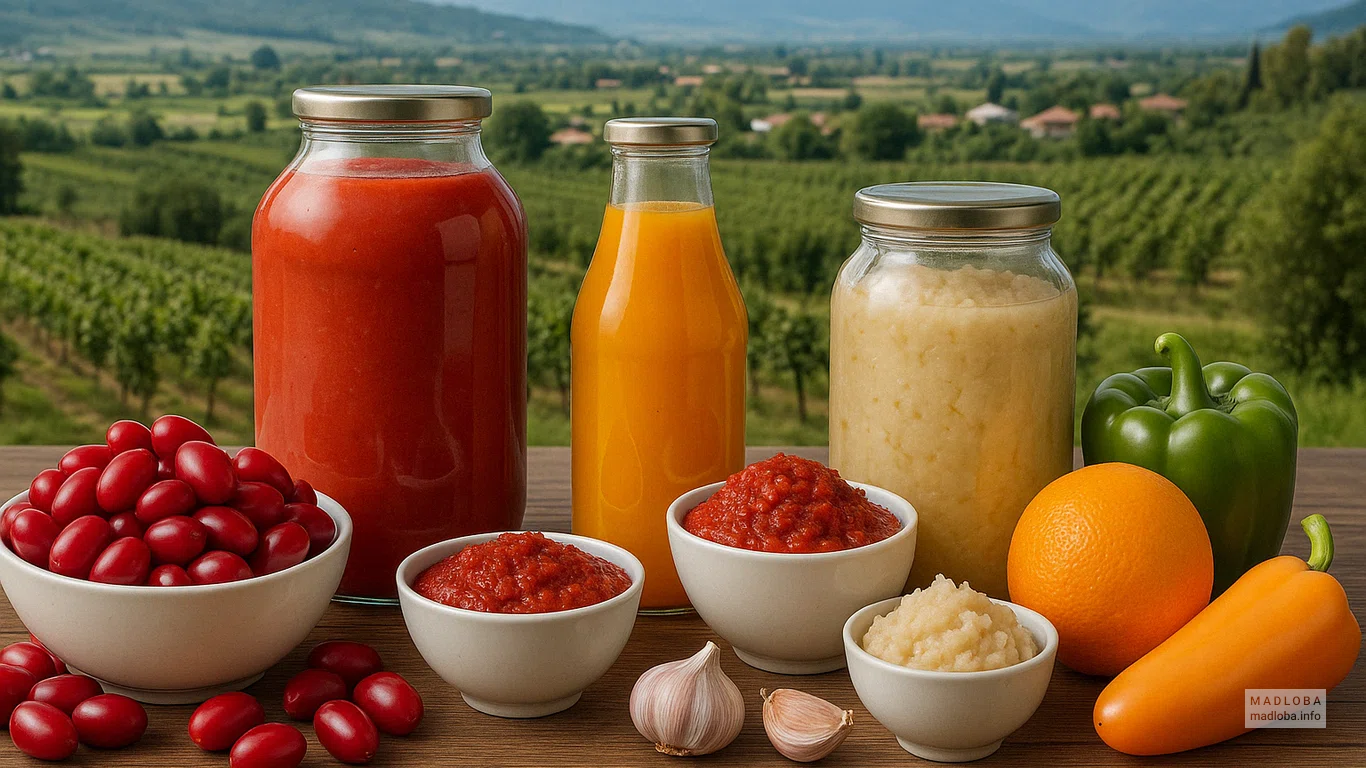 Geo-Fruts — производство и экспорт фруктовых пюре, соков и овощных консервов из Грузии​