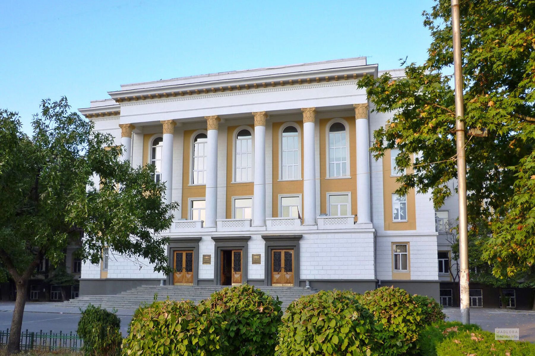Georgian Technical University of Tbilisi, the site where it is located ...