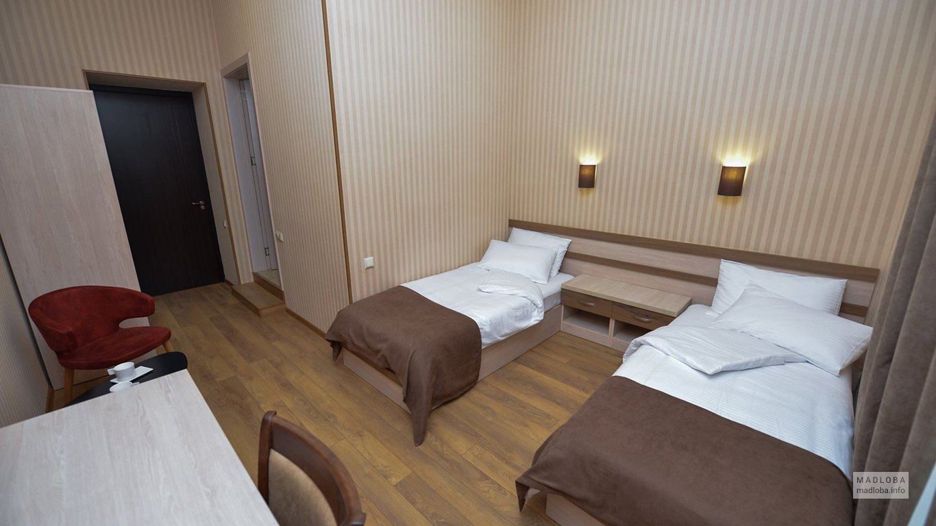 Номер с двумя кроватями в отеле Giardino di Rose