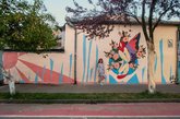 NIKO Street Art: Mariam Ramishvili - Flower Girl Mural