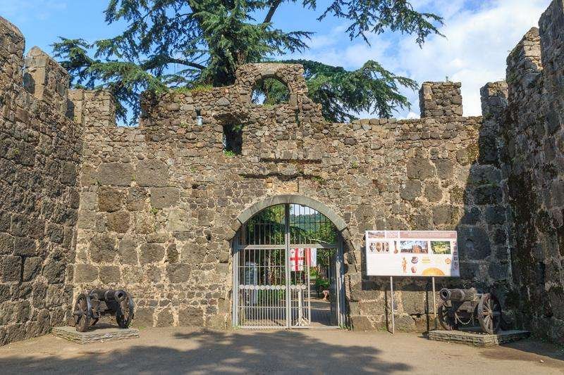 Entrance to the Gonio complex